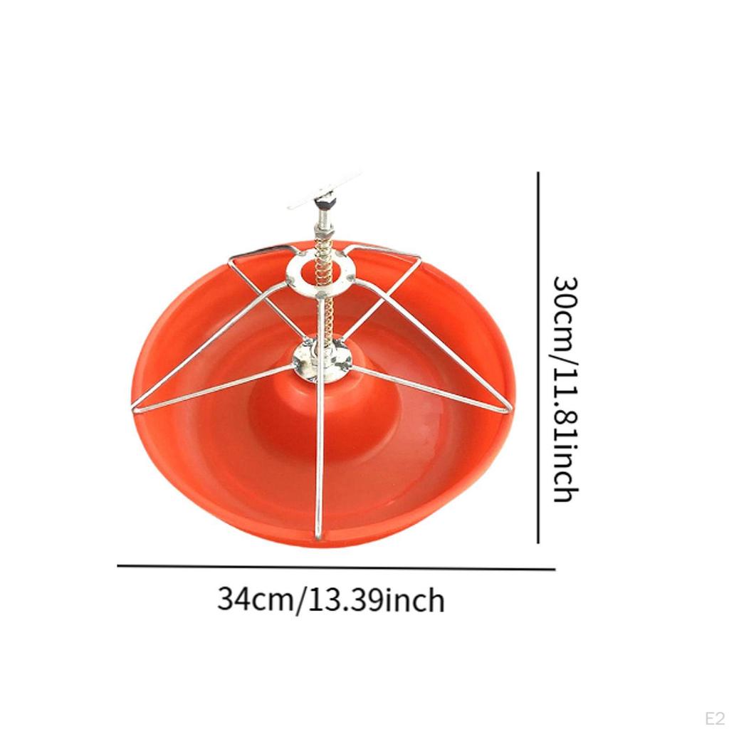 Pig Feeder Bowll, Round Piglet Feeding Troughl,Reuseable Portable Livestock feed Bowl, Food