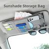Car Visor Organizer Car Visor Sunglasses Holder Visor Accessories for Trucks Interior Car Accessories Organizer for Trucks