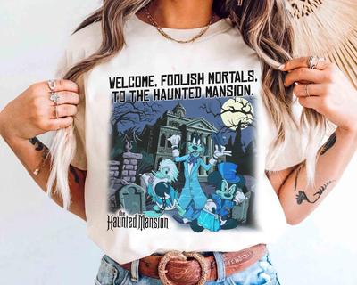 Vintage Disney Haunted Mansion Disney Haunted Mansion Tee Unisex Tee