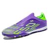 F50Pro Calzature da Calcio Senza Lacci da Uomo Ragazzi Allenamento Antiscivolo Turf Tacchetti da Calcio TF/FG Scarpe da Calcio Chuteira Campo per Uomo 35-45