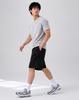 Mugeon Double-Pleat Curved Sweat Shorts _ Black