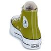 Converse Lift Platform Comfortable and Versatile Mid-top Canvas Shoes for Women in Green