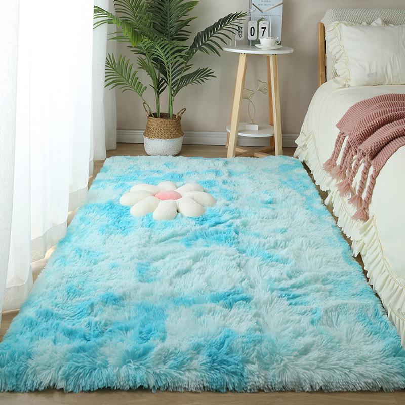 Plush Long Hair Bedside & Living Room Carpet