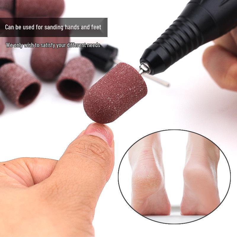 Premium Nail Sanding Caps for Callus Removal & Foot Care - Compatible with Electric Grinders