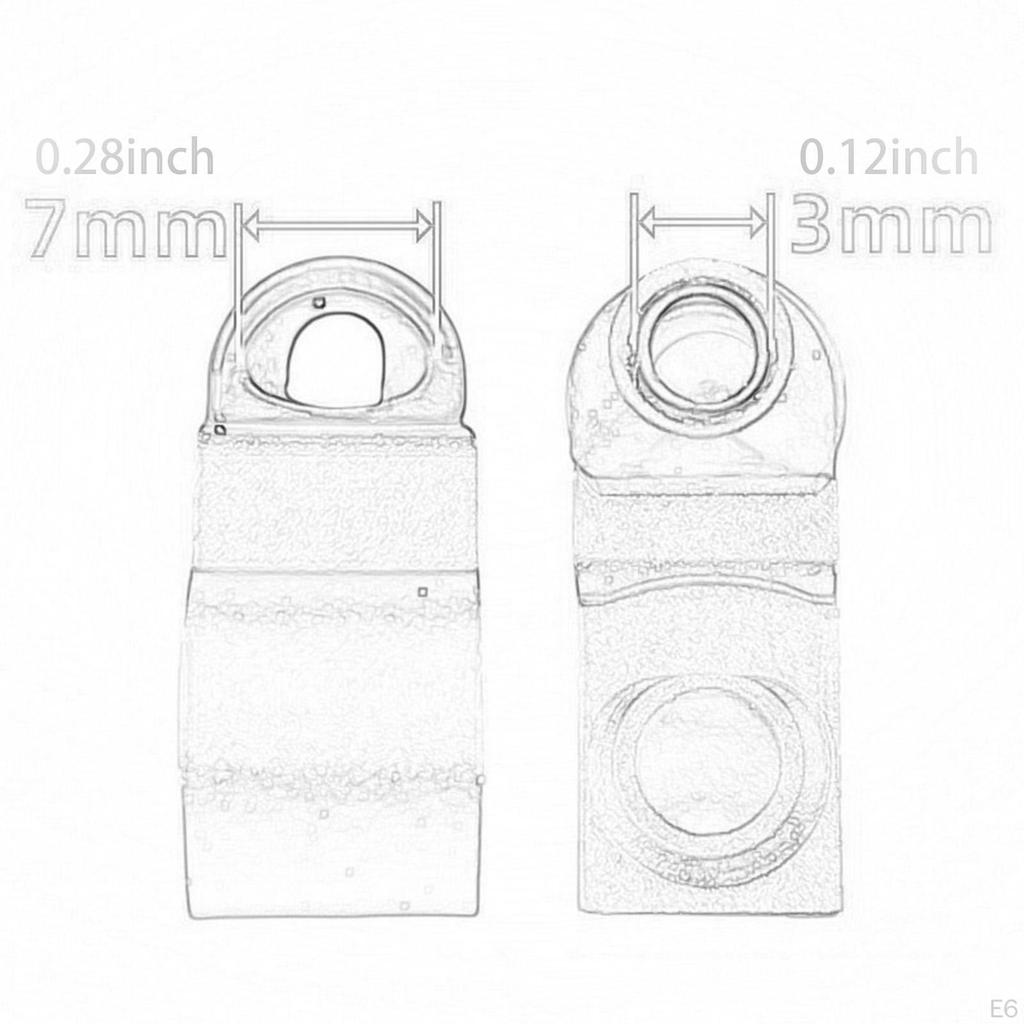 Thin Mouth Bell Wire Gauge Aluminum Alloy Accessory Smoother Fishing Reel Repair