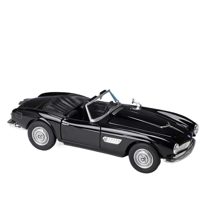 WELLY 1/24 BMW 507 Alloy Sports Car Model Diecast Metal Classic Car Vehicles Model High Simulation Collection Childrens Toy Gift