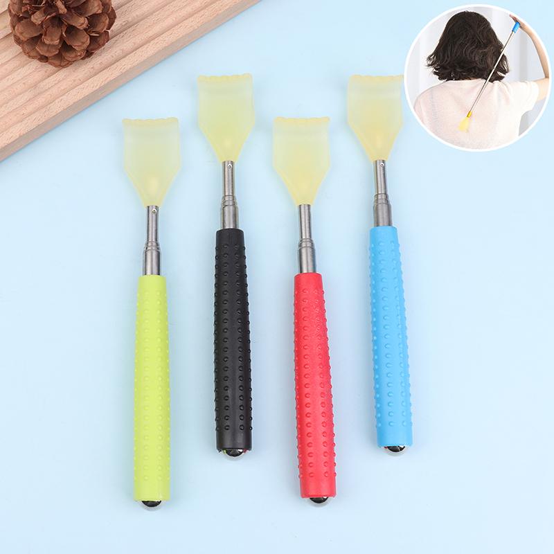 Portable Back Scratcher Telescopic Scratching Massager Back Scraper Tickling Itch Body Scratch Stick With Steel Ball Gift