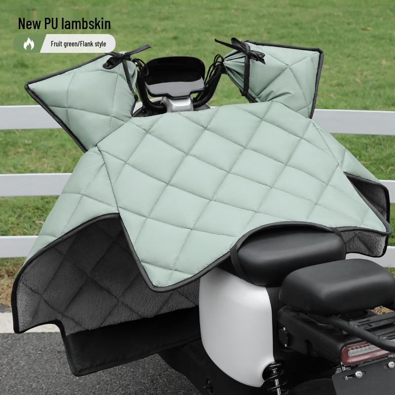 Winter Fleece-Lined Electric Motorcycle Windshield Cover – Waterproof, Windproof, Four-Season Protection
