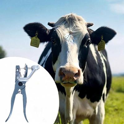 Livestock Ear Tag Applicator Animal Pliers for Cattle Cow Supplies