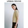 UR French Chic Round Neck Short Sleeve Knit Top