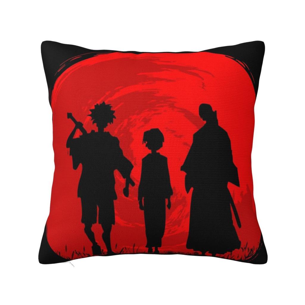 Adventure Samurai Champloo Anime Square Pillowcase Cushion Cover Pillow Case Throw Pillow Cover for Home Sofa Living Room