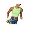 Adidas Front Logo Tight Fitting Short Sleeve Sports Jersey Women's Light Green IT5774