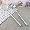 Extra Thick Stainless Steel Chef's Wok Spatula with Heat-Resistant Handle