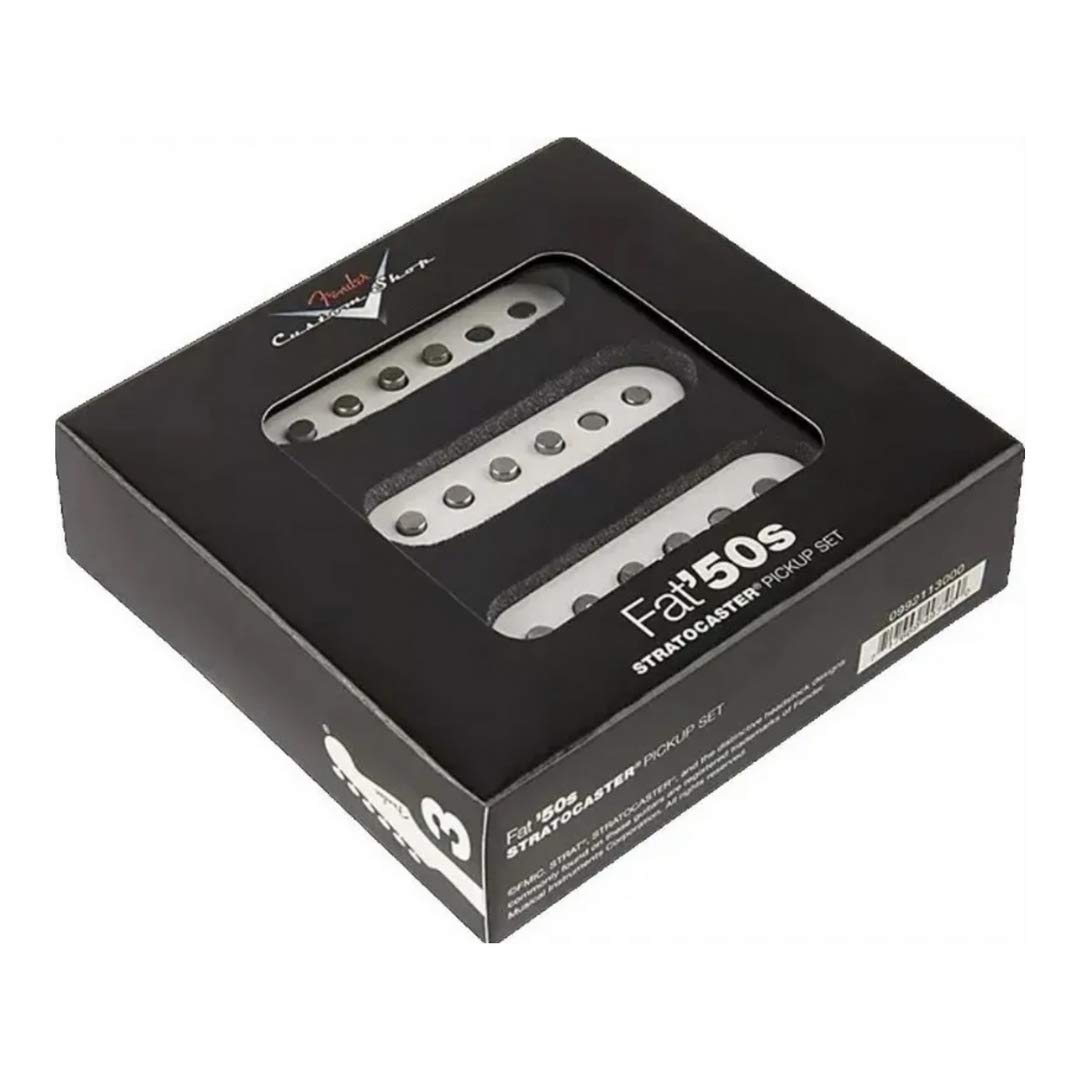 

Fender Pickups Custom Shop Fat Stratocaster Pickups White 50s