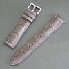 SEIKO Watch Leather Bamboo Pattern Embossed on Leather Rubber Type Price Strap, Band, 20mm, Gray, RS02C20GY, &