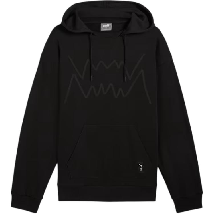 Puma Jaws Core Hoodie Basketball Culture Hooded Pullover Sweatshirt Men hoodies Black 627220-01
