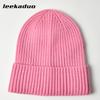 Simple Solid Color Hat Men's Winter Pullover Knitted Hat Autumn and Winter Warm Ear Protection Hat