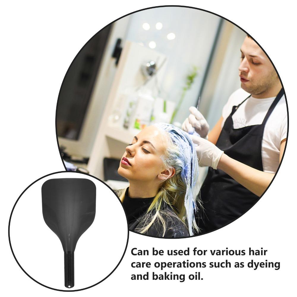 Reusable Haircut Face Mask Handheld Hair Dyeing Protector Hairdressing Shield Cover  Salon