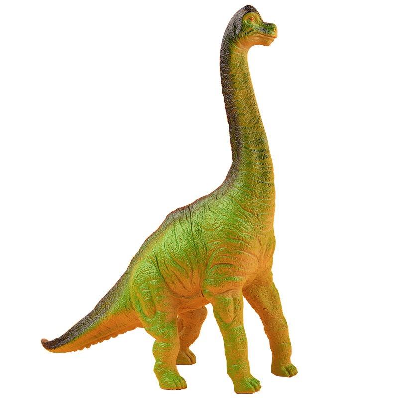 Large Simulated Soft Rubber Dinosaur Toy with Sound Tyrannosaurus Rex Triceratops Animal Model for Boys and Children