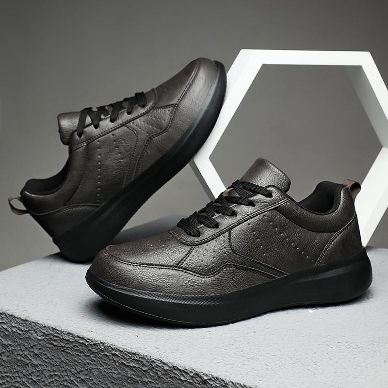 Fashion And Comfortable Business Shoes Summer Newest Men S Casual Shoes Microfiber Lightweight Non-Slip Large Size Leather Shoes 46 42