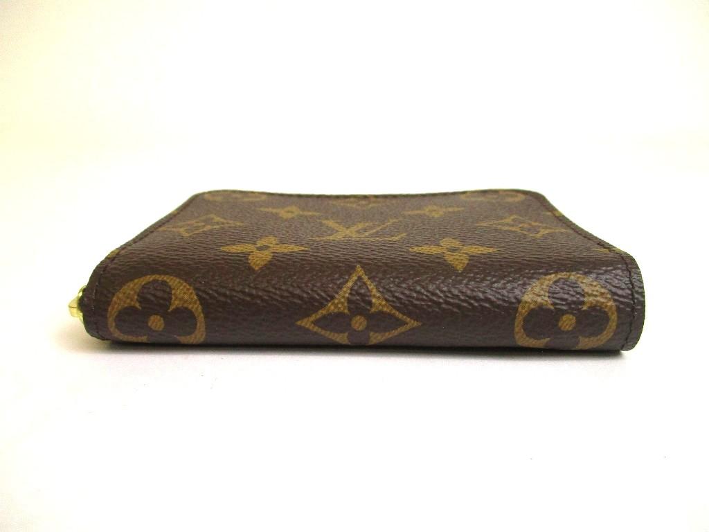 Authentic LOUIS VUITTON Monogram Brown Leather Zippey Coin Purse #a932  Refurbished