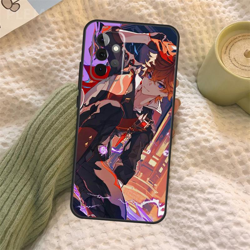 Tartaglia Genshin Impact Case For Samsung Galaxy A06 A26 A16 A56 A36 A05 A22 A32 A52 A54 A34 A14 A55 A15 A53 A33 A35