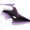 Pristine GUCCI Bifold Wallet Metallic purple Patent leather Women 847207 Used