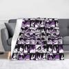 Tamaki Amajiki Collage My Hero Academia Blankets Flannel  Winter  Multi-function Warm Throw Blankets for Sofa Bedroom Quilt