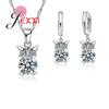 New Arrival Trendy Cute Animals Pendant Necklace Earrings Set With Luxury Austrian Crystal Low Price Women Jewelry