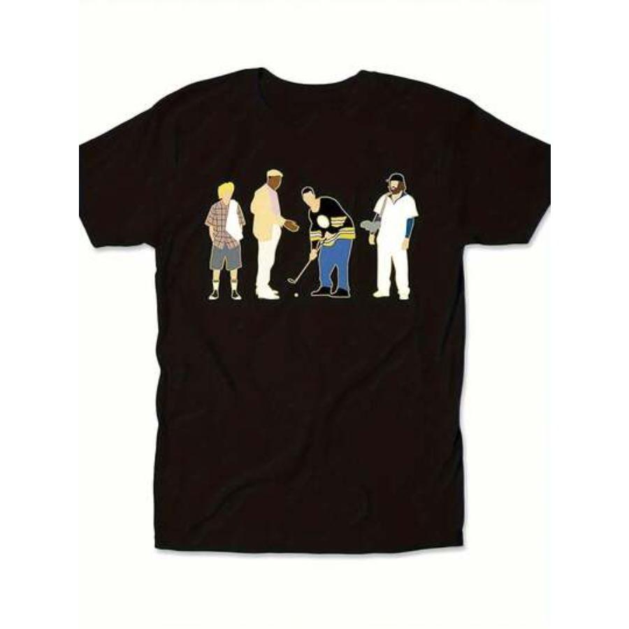 Neuer Artikel Happy Gilmore Alles liegt in den Hüften Golf Comedy T-Shirt 100% Baumwolle Normale Passform Thermotransferdruck Maschinenwäsche
