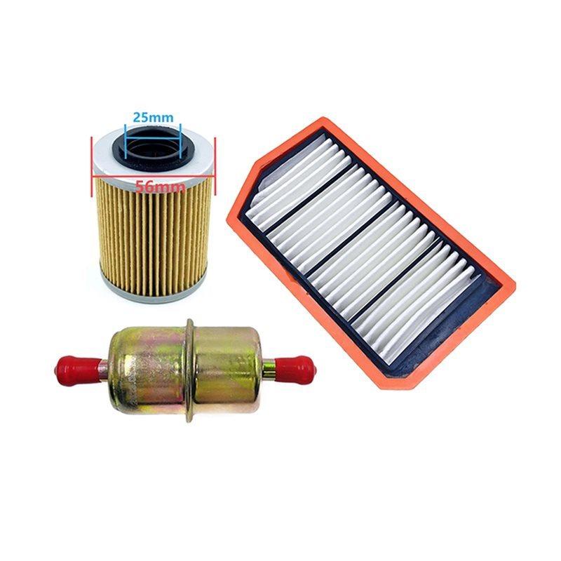For ODES 650 800 1000 ATV Motorcycle Air Filter And Oil Fuel Filter Part Numbers 21170101731 13204060001 13204060000 21040111601