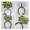 St. Patrick's Day Shamrock Headband Creative Shape Ultralight Elastic Decorative Headband Women Girls Cosplay Headwear