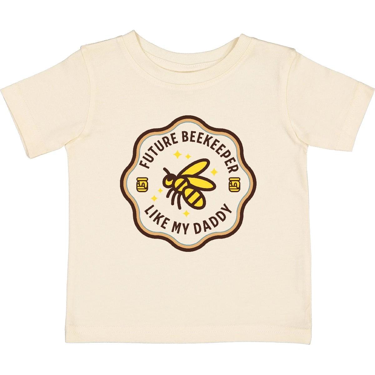 Inktastic Future Beekeeper Like Daddy Baby T-Shirt Beekeeping Childs Honey Tees 130