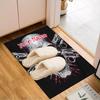 1PC Custom Name Skull Guns Artwork Theme Floor Mat Ideal for Living Room, Game Rooms, Office, Bedroom,Floor Mat Playful Design