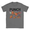 Baby Monkey Punch Monkey T Shirts for Unisex Women Cotton Cool TShirts Crewneck Tee Shirt Short Sleeve Tops Summer