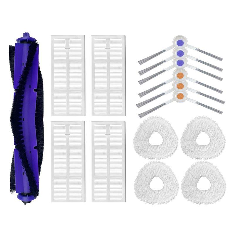 

AEE2-For Narwal Freo / Narwal J3 Main Side Brush Cover Hepa Filter Mop Cloths Wipe Rag Replacement Spare Part Accessories