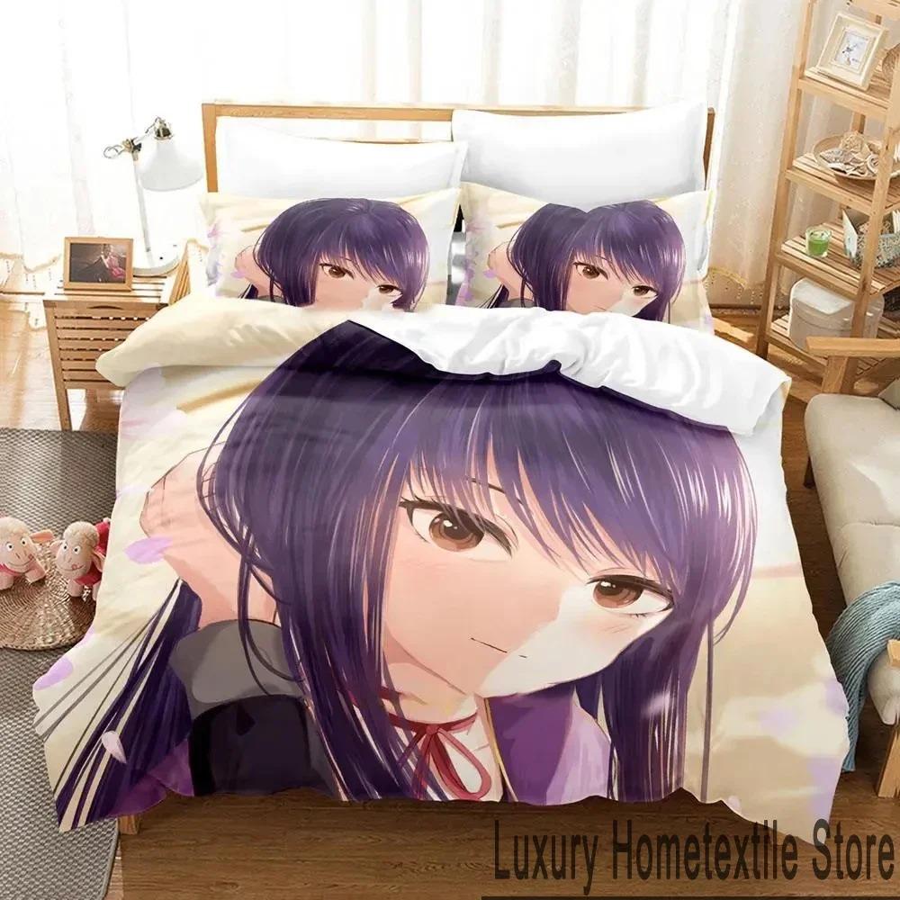 Hi Score Girl Anime Bedding Set Duvet Cover Bed Set Quilt Cover Pillowcase Comforter king Queen Size Boys Adult Bedding Set