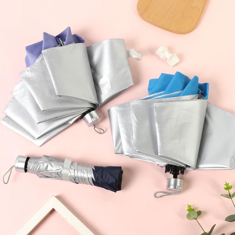 Nan Qiao Enlarged 3-Fold Classic Plaid Umbrella (21-inch Rib)