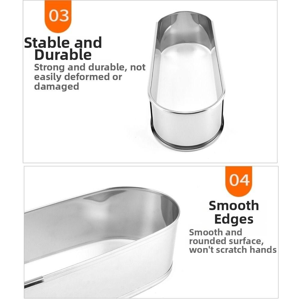 Telescopic Stainless Steel Baking Mould DIY Dessert Baking Mould Adjustable Cake Mold  Kitchen