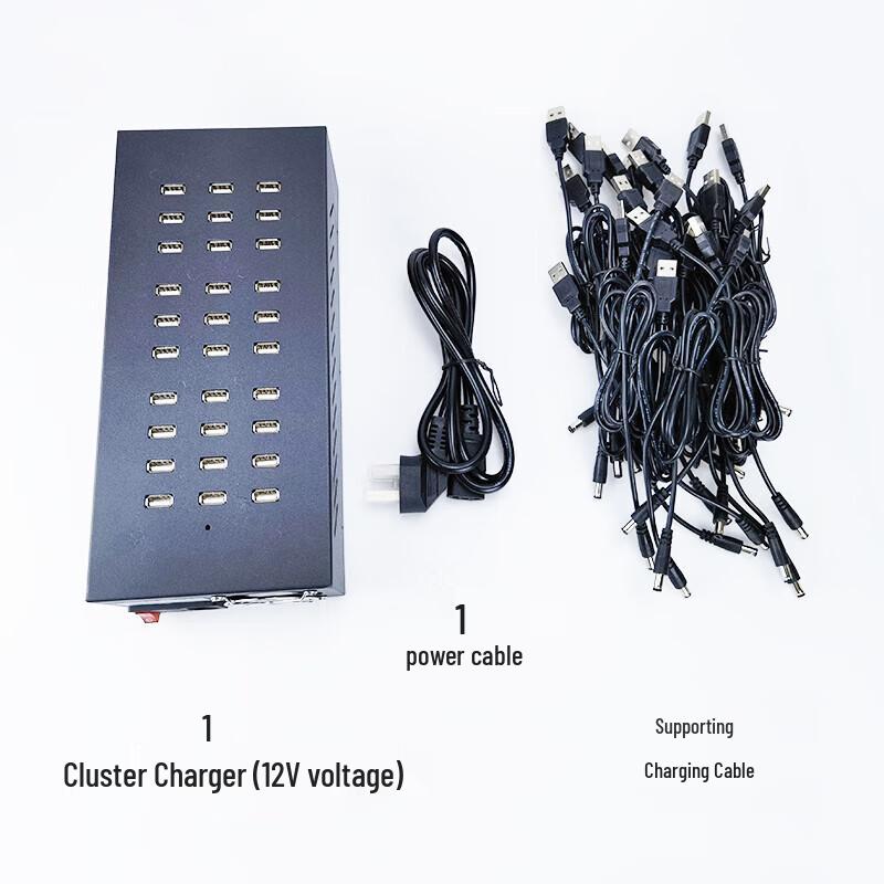 12V 30-Port Cluster Charger