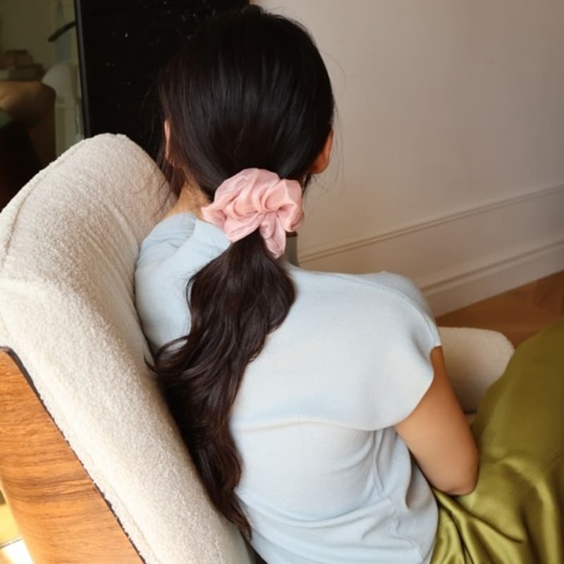 VILLA DE SILK Silk Oganza Scrunchie (6colors)