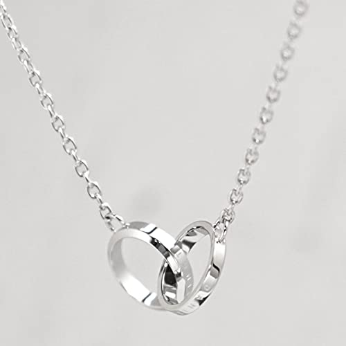 [Daniel Wellington] Women's Silver Elan Unity Necklace DW00400167 [Parallel Import]