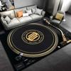 Retro Disc Player Vinyl Records Pattern Carpet for Bedroom Home Decor Living Room Mat Music Classroom Music Lover Rugs Gift
