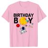 Astronaut Birthday T-shirts Family Astronaut Clothing Rocket Tshirts Short Sleeve Birthday Space Boys T-shirts Clothing