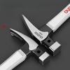 Stainless Steel Hammer Integrated Hammer Woodworking Special Nail Hammer Small Hammer Tool Fiber Handle Household Claw Hammer