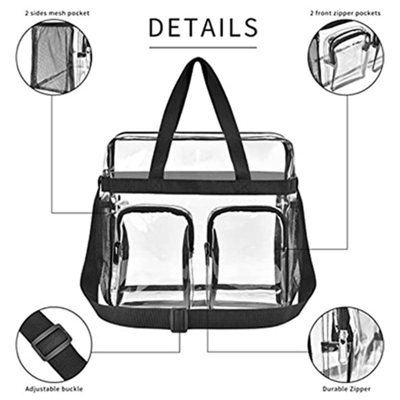 Men's Women's Cosmetic Bag Transparent Waterproof Large-Capacity Lipstick Toiletries Skin Care Products Organizer Makeup Bag