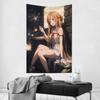 2025 New Yuuki Asuna Anime Sword Art Online Tapestry Room Decor Wall Cloth Party Hanging Background Room Decor Baby Room