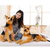 Stuffed Animal Plush Simulation German Shepherd Dog Doll Plush Toy Creative Stuffed Army Dog Toy Kawaii Gift For Kid Girl Boy
