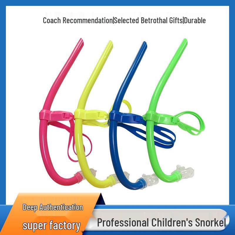 

Children s Silicone Snorkel Set for Diving and Swimming Training Children зелений