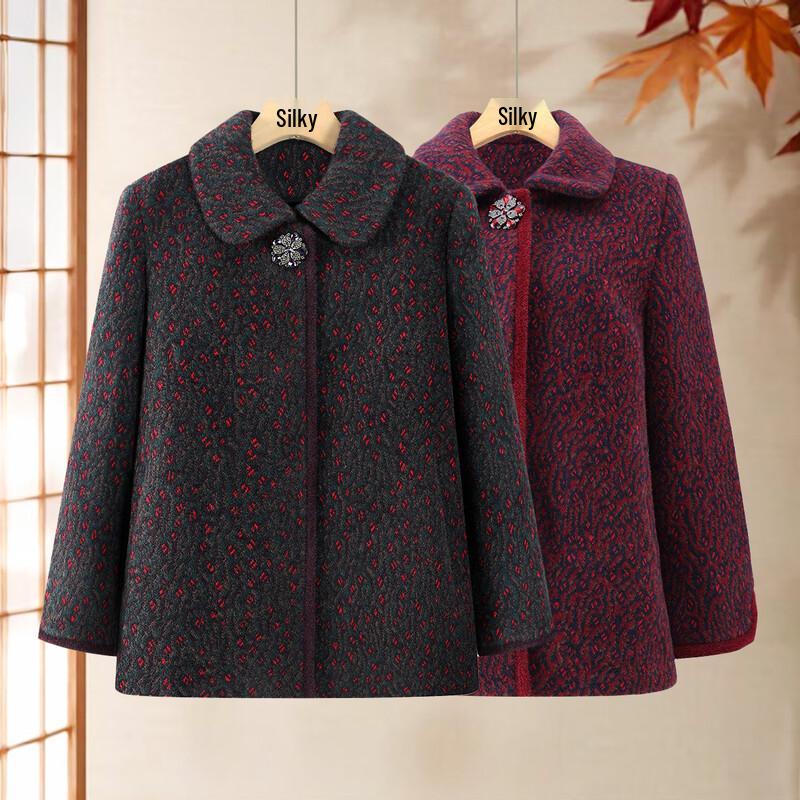 SIFONE Elegant Faux Mink Velvet Winter Coat